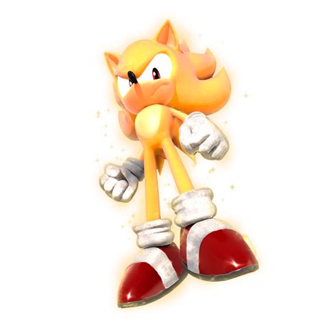 Sonic Render Super Sonic By Sonicpox On Deviantart