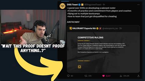 Tarik On VALORANT GC CHEATER Against DSG With PROOF YouTube