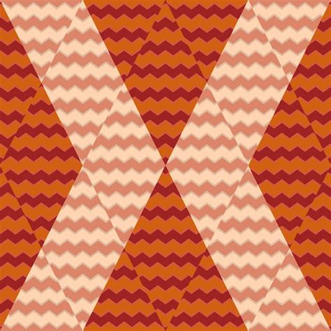 Premium Vector Zig Zag Wave Seamless Pattern Hand Drawn Lines Mosaic