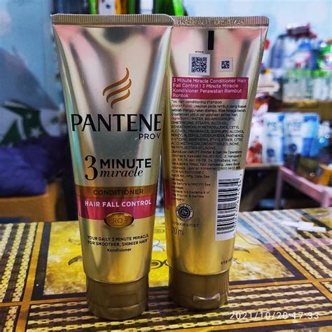 Jual Pantene Pro V Minute Miracle Conditioner Hair Fall Control Ml