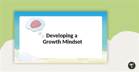 Growth Mindset Powerpoint Teach Starter