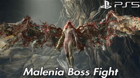 Elden Ring Ps5 Malenia Boss Fight Hdr 60fps Youtube