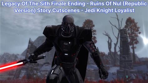 SWTOR Legacy Of The Sith Ruins Of Nul Flashpoint Republic Story