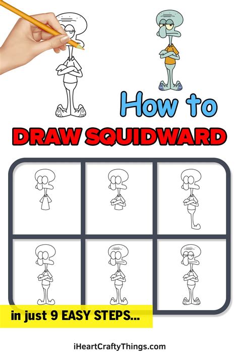 How To Draw Squidward A Step By Step Guide Zeichnen Lernen Malen