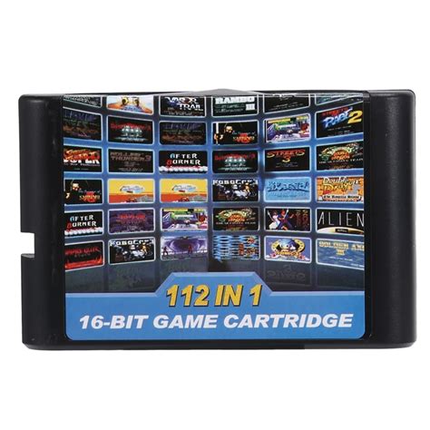 112 In 1 Game Cartridge 16 Bit Game Cartridge For Sega Megadrive