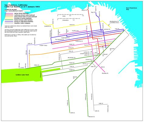 World Maps Library Complete Resources Cable Car Maps San Francisco