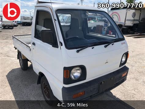 Northwest Mini Trucks Used White Mitsubishi Minicab Td For Sale