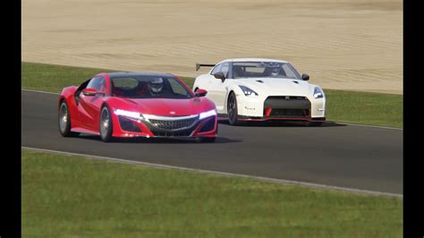 Battle Honda NSX Vs Nissan GT R Nismo Racing At Nurburgring YouTube