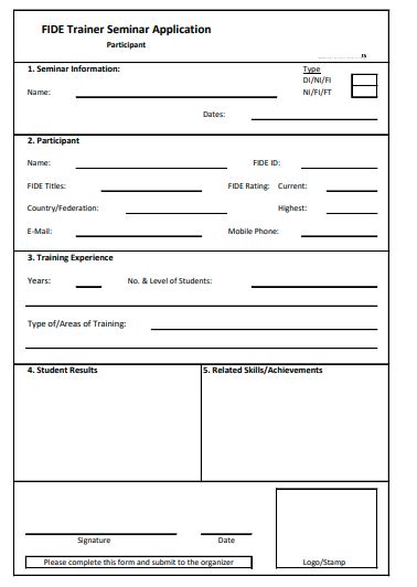 Free 33 Trainer Application Samples In Pdf Ms Word
