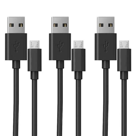 K 26H 3Pack 10FT Extra Long Micro USB Cable Easylife High Speed USB A