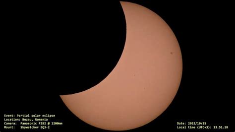 Partial Solar Eclipse Timelapse Youtube