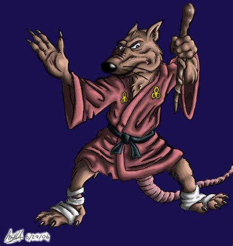 Master Splinter In Color By Sugarhog314 On Deviantart