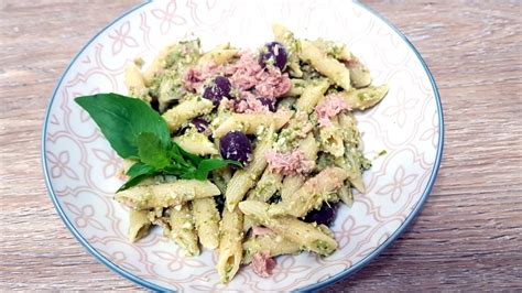 PENNETTE AL PESTO DI FAGIOLINI Con Tonno E Olive Cucinare It