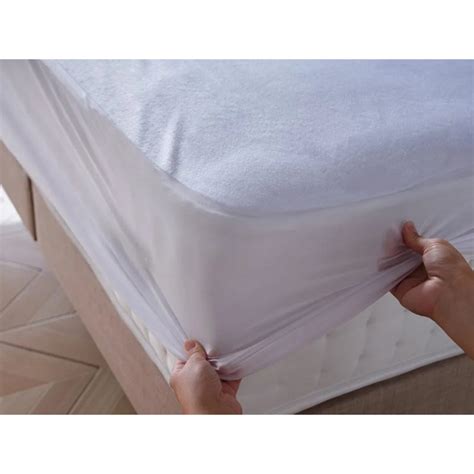 Protège matelas éponge imperméable anti acariens 160 x 200 30 cm