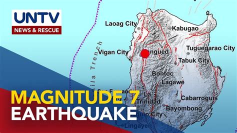 Magnitude 7 Na Lindol Tumama Sa Abra Pagyanig Naramdaman Sa Ilang