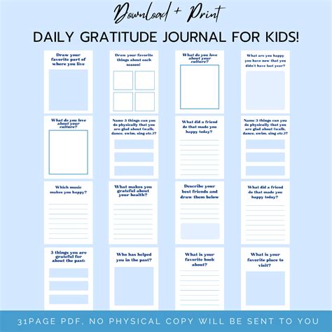 Gratitude Journal for Kids - Redeemed By Him