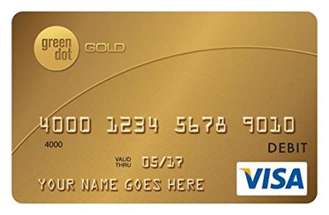 Green Dot Reloadable Prepaid Visa Credit Cards