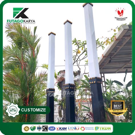 Tiang Lampu Taman Cv Sri Romo Magelang Futago Karya