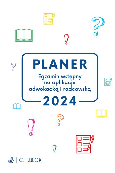 Planer Egzamin Wst Pny Na Aplikacje Adwokack I Radcowsk