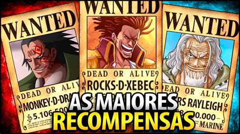 As Maiores Recompensas De One Piece Ainda N O Reveladas A Maior