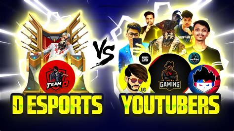 Team D Esports👑 Vs All Youtubers💥 D Esports Winner Of Tsg Scrims