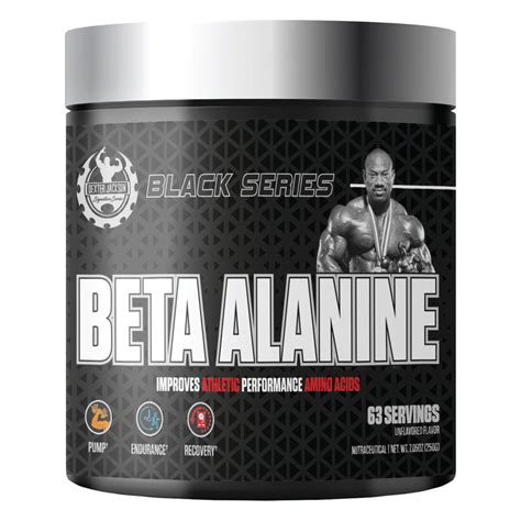 Dexter Jackson Black Series Beta Alanine 250g 63 Servings Team Forever