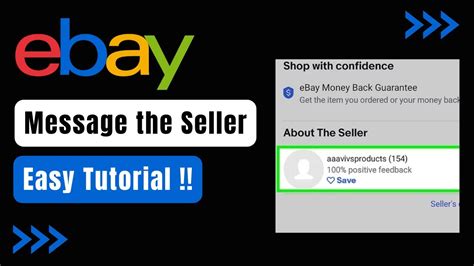 How To Send A Message To Seller On Ebay Youtube