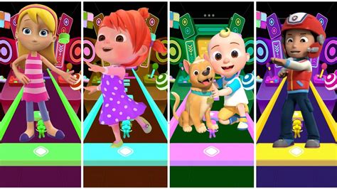 Paw Patrol Vs Cocomelon Katie Vs Yoyo Jj Vs Ryder In Color Hop D