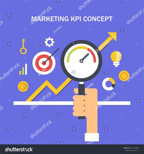 Marketing Kpi Key Performance Indicator Marketing Stock Vector Royalty