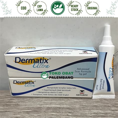 Jual Dermatix Ultra 5 GRAM MENARINI INDRIA Bekas Luka Stretchmark Cream