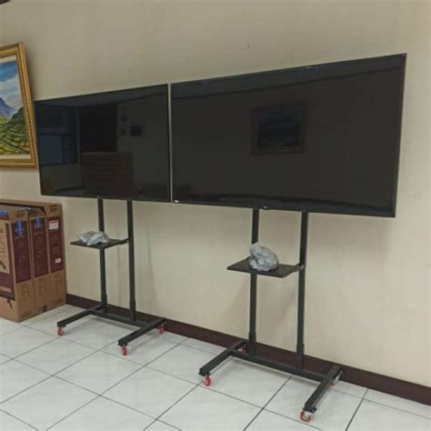 Promo Standing Breket Tv 32 65 Inch Bracket Standing Tv Led Dorong