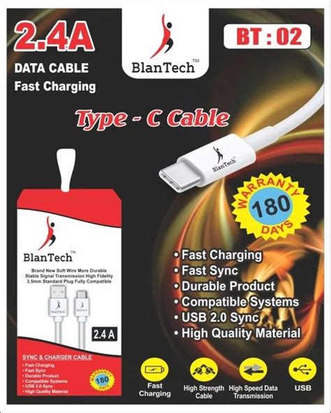 Exclusiveoffer Blantech Type C Cable Cash On Delivery Only Bulk Quantity At Rs 36piece Usb