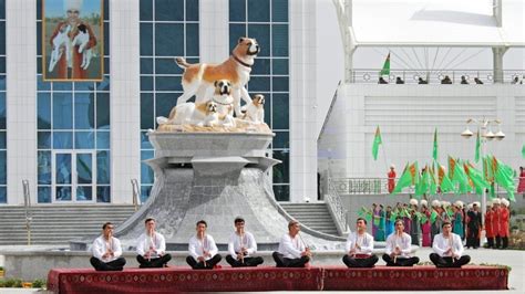 Turkmenistan Celebrates New Holiday To Honour Native Dog Breed Bbc News