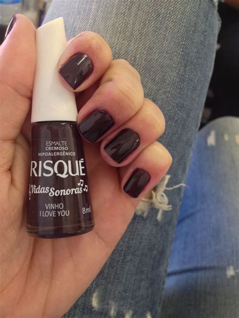 Vinho I love you Risqué Nail Polish Nails Beauty Nail Ideas Bold