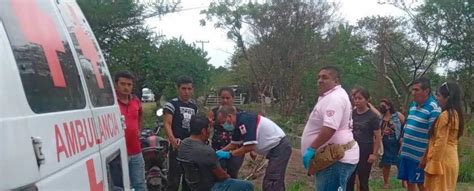 Motociclista Lesionado Tras Derrapar En Tierra Blanca