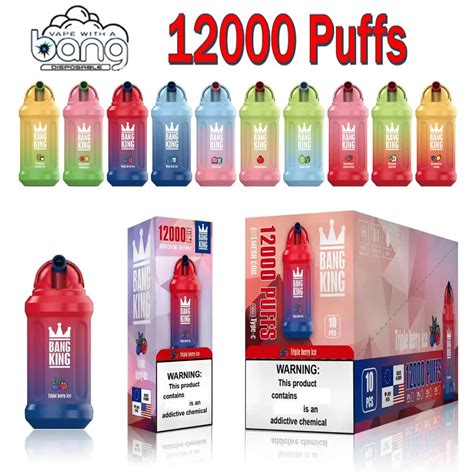 Bang King 12000 Puffs Disposable Vape 0 2 5 Salt Nicotine 12K