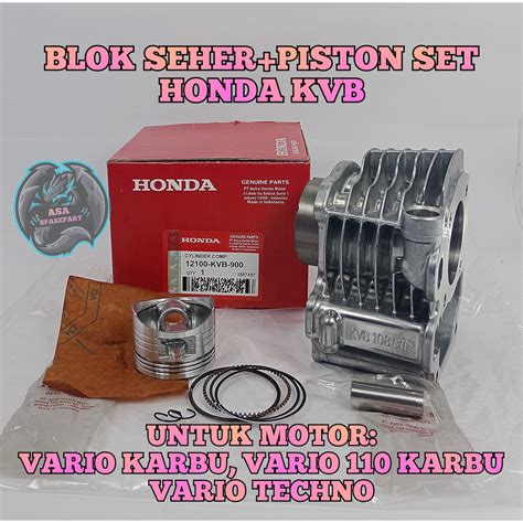 Jual Blok Seher KVB Asli Original Honda Motor Vario 110 CW Karbu