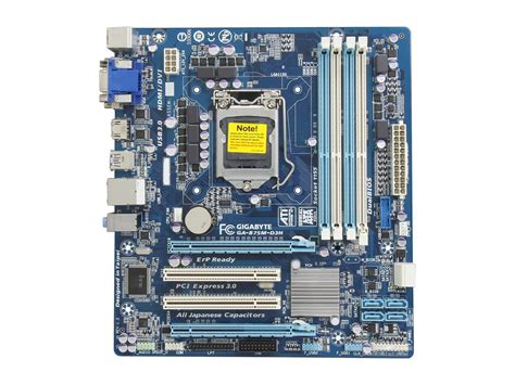 GIGABYTE GA B75M D3H LGA 1155 Micro ATX Intel Motherboard Newegg Ca