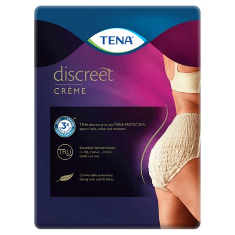 High Waist Incontinence Pants For Women Creme Discreet Tena Nz