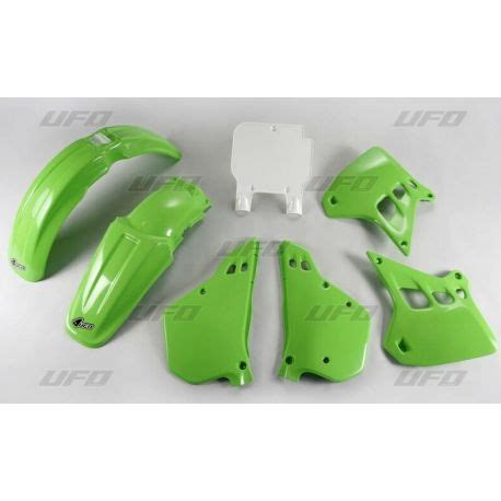 Kit Plastique Complet Ufo Vintage Moto Cross Kawasaki Kx Kits