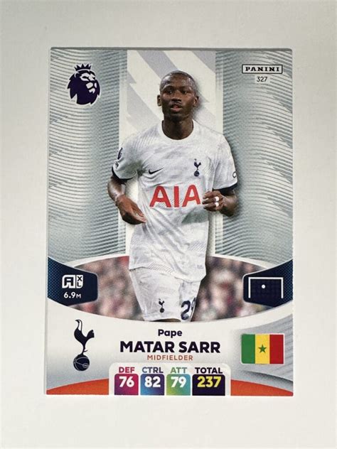 327 Pape Matar Sarr Tottenham Hotspur Base Panini Premier League