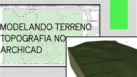 MODELANDO TERRENO NO ARCHICAD Mesh YouTube