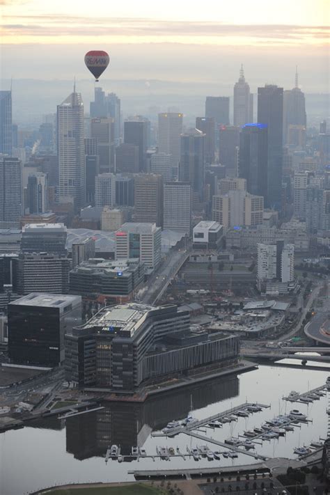 WYNG IMAGES Beautiful Moments Forever Hot Air Balloon Over Melbourne City