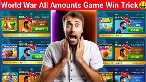 World War All Amounts Game Trick Winzo World War