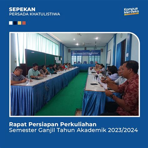 Rapat Persiapan Perkuliahan Semester Ganjil Tahun Akademik