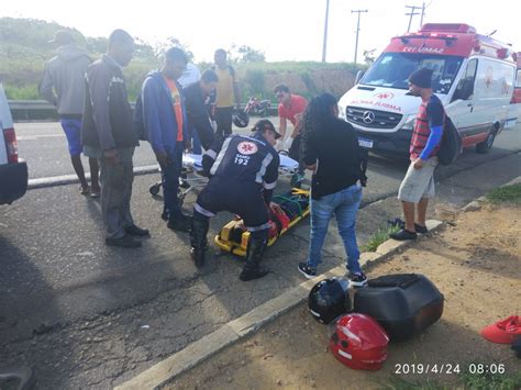 Motoqueiro Fica Ferido Em Grave Acidente Na Al A Do Anel Vi Rio