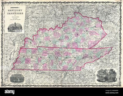 Map Of Tennessee And Kentucky Border