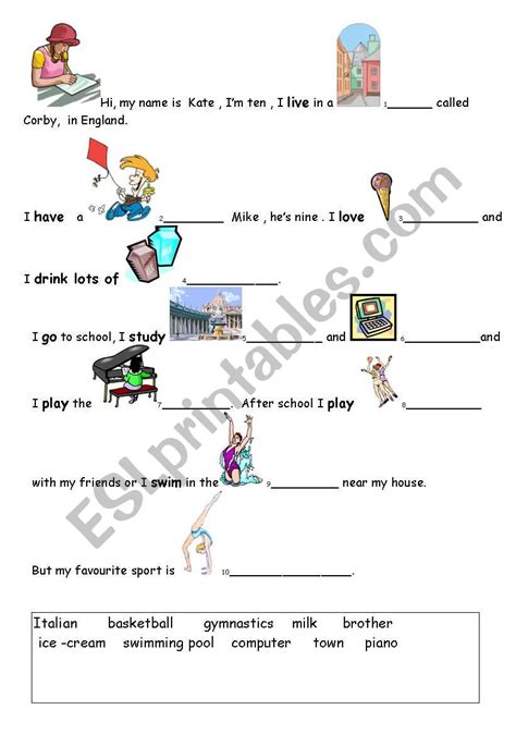 Present Simple Gap Fill Esl Worksheet By Kathrynwalton