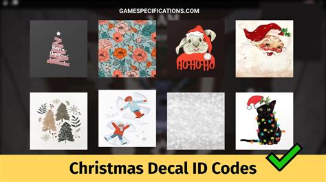 Roblox Christmas Decal ID Codes To Create Winter Decorations 2024