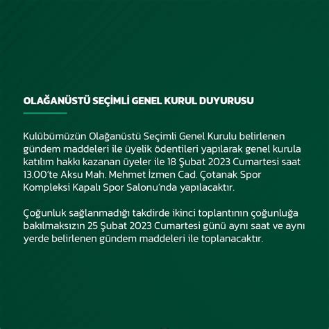 Pirana on Twitter Giresunspor da olağanüstü seçimli genel kurul